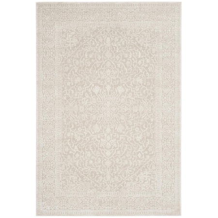 Safavieh 4 x 6 ft. Traditional Reflection Power Loom Area RugCreme & Ivory RFT670D-4